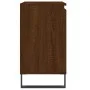 Oak brown engineered wood bathroom cabinet 58x33x60 cm by vidaXL, bathroom vanities - Ref: Foro24-831595, Price: 43,66 €, Dis...