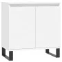 Weißer Badezimmerschrank aus Holzwerkstoff, 58 x 33 x 60 cm von vidaXL, Badezimmerwaschtische - Ref: Foro24-831588, Preis: 52...