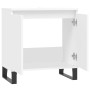 White engineered wood bathroom cabinet 58x33x60 cm by vidaXL, bathroom vanities - Ref: Foro24-831588, Price: 53,72 €, Discoun...