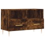 Mueble para TV madera contrachapada roble ahumado 80x36x50 cm de vidaXL, Muebles TV - Ref: Foro24-828961, Precio: 46,51 €, De...