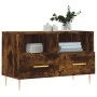 TV-Schrank aus geräuchertem Eichensperrholz, 80 x 36 x 50 cm von vidaXL, TV-Möbel - Ref: Foro24-828961, Preis: 46,17 €, Rabat...