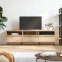 TV-Schrank aus Sonoma-Eichensperrholz, 150 x 30 x 44,5 cm von vidaXL, TV-Möbel - Ref: Foro24-831279, Preis: 86,10 €, Rabatt: %