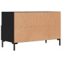 Schwarzer TV-Schrank aus Sperrholz, 80 x 36 x 50 cm von vidaXL, TV-Möbel - Ref: Foro24-828973, Preis: 71,79 €, Rabatt: %