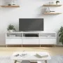 Hochglanzweißer TV-Schrank aus Sperrholz, 150 x 30 x 44,5 cm von vidaXL, TV-Möbel - Ref: Foro24-831270, Preis: 110,94 €, Raba...