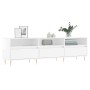 Hochglanzweißer TV-Schrank aus Sperrholz, 150 x 30 x 44,5 cm von vidaXL, TV-Möbel - Ref: Foro24-831270, Preis: 113,26 €, Raba...