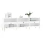 Hochglanzweißer TV-Schrank aus Sperrholz, 150 x 30 x 44,5 cm von vidaXL, TV-Möbel - Ref: Foro24-831270, Preis: 110,94 €, Raba...