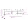 Hochglanzweißer TV-Schrank aus Sperrholz, 150 x 30 x 44,5 cm von vidaXL, TV-Möbel - Ref: Foro24-831270, Preis: 110,94 €, Raba...