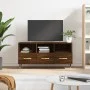Oak brown engineered wood TV cabinet 102x36x50 cm by vidaXL, TV Furniture - Ref: Foro24-829019, Price: 78,48 €, Discount: %