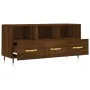 TV-Schrank aus braunem Eichenholzwerkstoff, 102 x 36 x 50 cm von vidaXL, TV-Möbel - Ref: Foro24-829019, Preis: 78,59 €, Rabat...