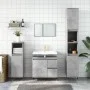 Armario de baño madera contrachapada gris hormigón 65x33x60 cm de vidaXL, Tocadores de baño - Ref: Foro24-831600, Precio: 58,...