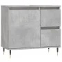 Armario de baño madera contrachapada gris hormigón 65x33x60 cm de vidaXL, Tocadores de baño - Ref: Foro24-831600, Precio: 58,...