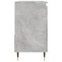 Armario de baño madera contrachapada gris hormigón 65x33x60 cm