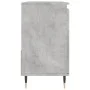 Armario de baño madera contrachapada gris hormigón 65x33x60 cm de vidaXL, Tocadores de baño - Ref: Foro24-831600, Precio: 58,...
