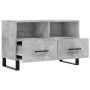 TV-Möbel Sperrholz Beton grau 80x36x50 cm von vidaXL, TV-Möbel - Ref: Foro24-829000, Preis: 56,80 €, Rabatt: %