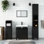 Black plywood bathroom cabinet 30x30x190 cm by vidaXL, bathroom vanities - Ref: Foro24-831541, Price: 103,20 €, Discount: %