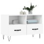 Mueble para TV madera contrachapada blanco 80x36x50 cm de vidaXL, Muebles TV - Ref: Foro24-828964, Precio: 52,02 €, Descuento: %