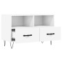 Mueble para TV madera contrachapada blanco 80x36x50 cm de vidaXL, Muebles TV - Ref: Foro24-828964, Precio: 52,02 €, Descuento: %