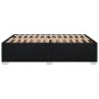 Cama sin colchón tela negro 140x190 cm