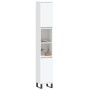 Badezimmerschrank aus weißem Sperrholz, 30 x 30 x 190 cm von vidaXL, Badezimmerwaschtische - Ref: Foro24-831540, Preis: 96,86...