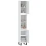 Badezimmerschrank aus weißem Sperrholz, 30 x 30 x 190 cm von vidaXL, Badezimmerwaschtische - Ref: Foro24-831540, Preis: 91,71...
