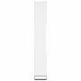 Armario de baño madera contrachapada blanco 30x30x190 cm