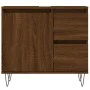 Oak brown plywood bathroom cabinet 65x33x60 cm by vidaXL, bathroom vanities - Ref: Foro24-831611, Price: 67,70 €, Discount: %