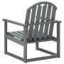 Gartensessel 2 Einheiten aus massivem grauem Akazienholz von vidaXL, Gartenstühle - Ref: Foro24-312419, Preis: 181,34 €, Raba...