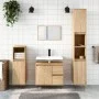 Sonoma oak plywood bathroom cabinet 65x33x60 cm by vidaXL, bathroom vanities - Ref: Foro24-831607, Price: 77,51 €, Discount: %