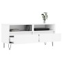 Weißer TV-Schrank aus Sperrholz, 100 x 34,5 x 44,5 cm von vidaXL, TV-Möbel - Ref: Foro24-831236, Preis: 74,55 €, Rabatt: %
