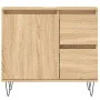 Sonoma oak plywood bathroom cabinet 65x33x60 cm by vidaXL, bathroom vanities - Ref: Foro24-831607, Price: 77,51 €, Discount: %