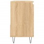 Armario de baño madera contrachapada roble Sonoma 65x33x60 cm de vidaXL, Tocadores de baño - Ref: Foro24-831607, Precio: 78,7...