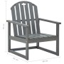 Gartensessel 2 Einheiten aus massivem grauem Akazienholz von vidaXL, Gartenstühle - Ref: Foro24-312419, Preis: 181,34 €, Raba...