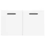 Armario de pared madera de ingeniería blanco 60x36,5x35 cm de vidaXL, Taquillas y armarios de almacenamiento - Ref: Foro24-83...