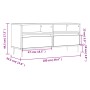 TV-Schrank aus betongrauem Sperrholz, 100 x 34,5 x 44,5 cm von vidaXL, TV-Möbel - Ref: Foro24-831232, Preis: 60,45 €, Rabatt: %