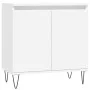 Badezimmerschrank aus Holzwerkstoff weiß 58x33x60 cm von vidaXL, Badezimmerwaschtische - Ref: Foro24-831580, Preis: 44,56 €, ...