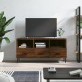 TV-Schrank aus braunem Eichenholzwerkstoff, 102 x 36 x 50 cm von vidaXL, TV-Möbel - Ref: Foro24-829059, Preis: 62,39 €, Rabat...