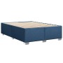 Cama sin colchón tela azul 160x200 cm