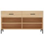 Schuhbank aus Holzwerkstoff Sonoma-Eiche 102x35x55 cm von vidaXL, Schuhregale und Schuhorganisatoren - Ref: Foro24-829743, Pr...