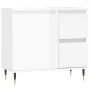 Armario de baño madera contrachapada blanco brillo 65x33x60 cm de vidaXL, Tocadores de baño - Ref: Foro24-831598, Precio: 82,...