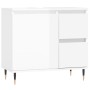Glossy white plywood bathroom cabinet 65x33x60 cm by vidaXL, bathroom vanities - Ref: Foro24-831598, Price: 83,85 €, Discount: %