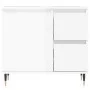 Armario de baño madera contrachapada blanco brillo 65x33x60 cm de vidaXL, Tocadores de baño - Ref: Foro24-831598, Precio: 82,...