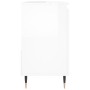 Armario de baño madera contrachapada blanco brillo 65x33x60 cm de vidaXL, Tocadores de baño - Ref: Foro24-831598, Precio: 87,...