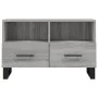 Sonoma graues Parkett TV-Möbel 80x36x50 cm von vidaXL, TV-Möbel - Ref: Foro24-829002, Preis: 52,25 €, Rabatt: %