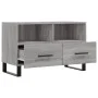 Sonoma graues Parkett TV-Möbel 80x36x50 cm von vidaXL, TV-Möbel - Ref: Foro24-829002, Preis: 52,25 €, Rabatt: %