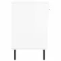 Glossy white engineered wood shoe bench 102x35x55 cm by vidaXL, Shoe racks and shoe organizers - Ref: Foro24-829758, Price: 5...