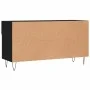 Banco zapatero madera de ingeniería negro 102x35x55 cm de vidaXL, Zapateros y organizadores de calzado - Ref: Foro24-829733, ...