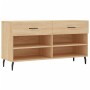 Sonoma Schuhbank aus Eichenholz 102x35x55 cm von vidaXL, Schuhregale und Schuhorganisatoren - Ref: Foro24-829759, Preis: 58,0...