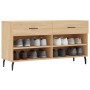 Sonoma Schuhbank aus Eichenholz 102x35x55 cm von vidaXL, Schuhregale und Schuhorganisatoren - Ref: Foro24-829759, Preis: 58,0...