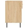 Engineered wood shoe bench in Sonoma oak, 102x35x55 cm. by vidaXL, Shoe racks and shoe organizers - Ref: Foro24-829759, Price...
