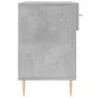 Betongraue Schuhbank aus Holzwerkstoff, 102 x 35 x 55 cm von vidaXL, Schuhregale und Schuhorganisatoren - Ref: Foro24-829728,...